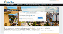 Desktop Screenshot of guiapousadas.com.br