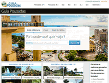 Tablet Screenshot of guiapousadas.com.br